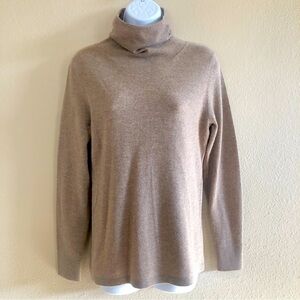 Nordstrom Collection 100% Cashmere Turtleneck Sweater Size XS